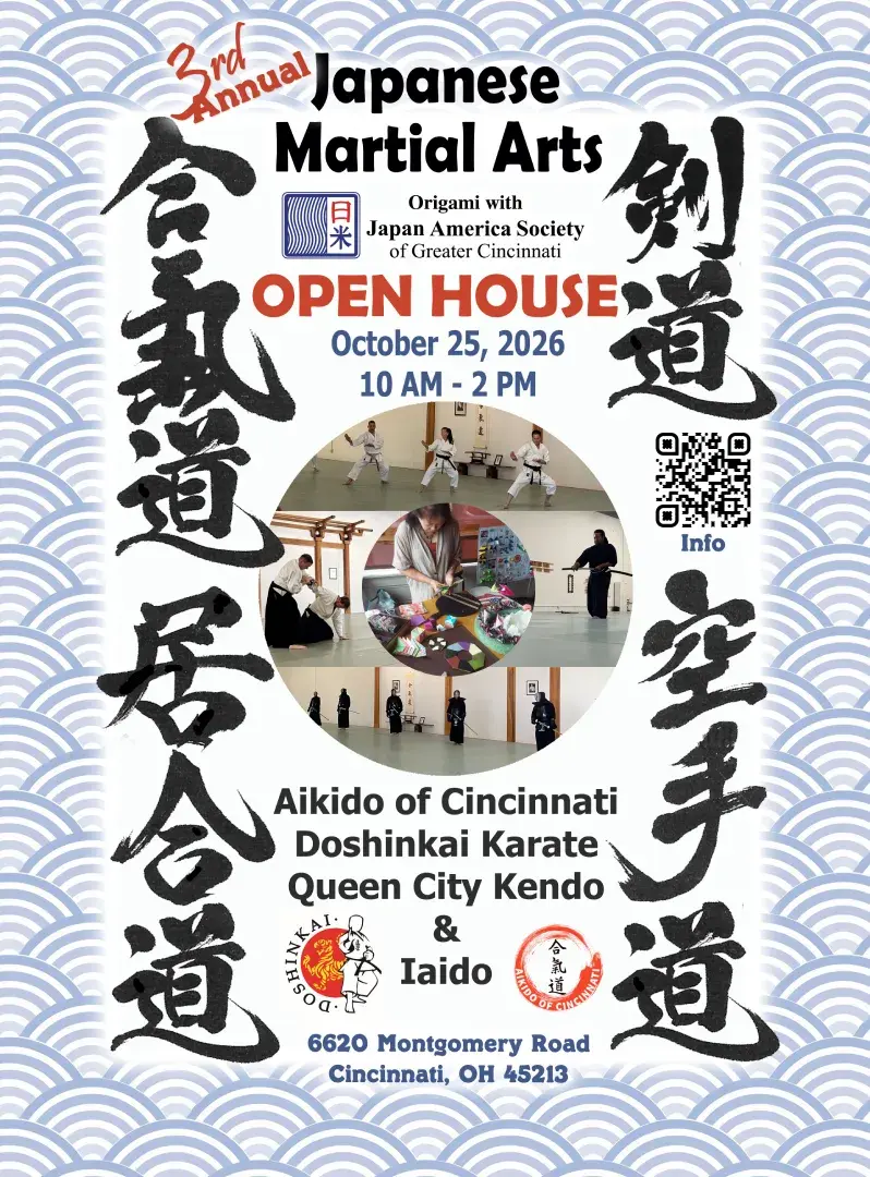 Poster for 3rd Martial Arts Open House