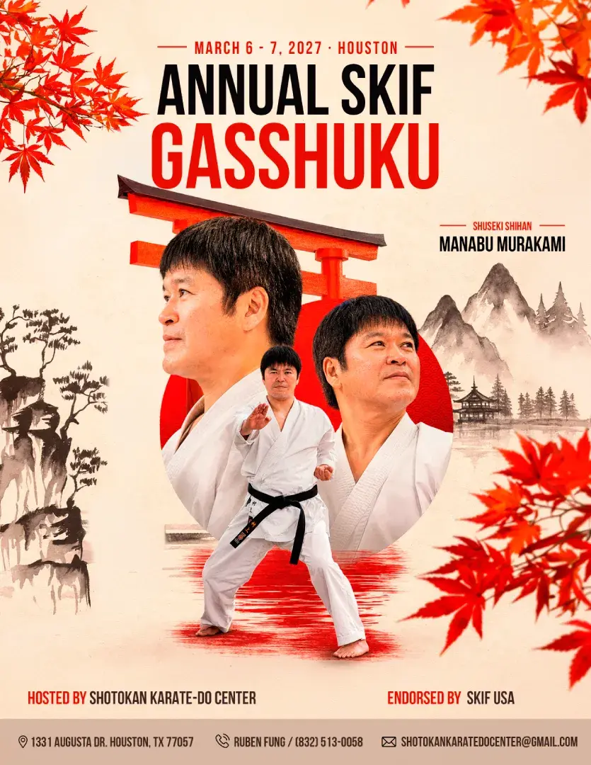 Poster for Annual SKIF Gasshuku Houston
