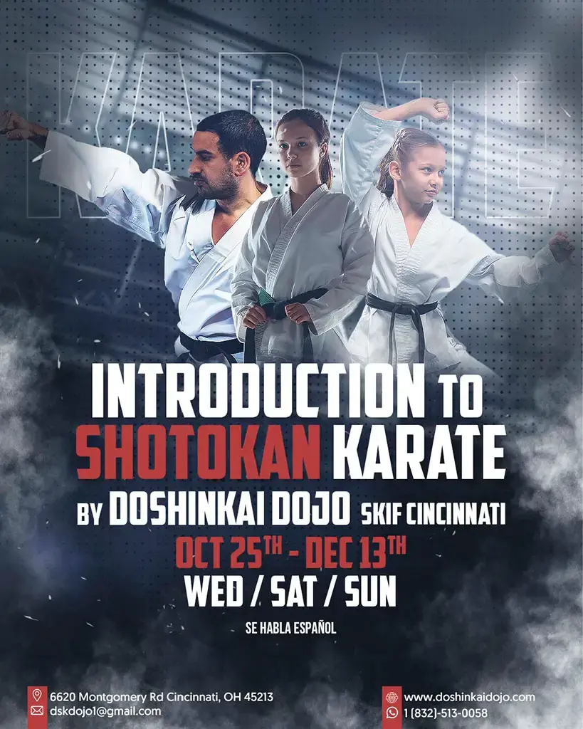A Doshinkai Dojo instructor guiding students through technique